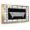 Designart - Paris Hotel Bathroom I - Traditional Bathroom Canvas in Gold Frame